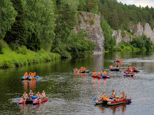 Сплав реки Екатеринбурга